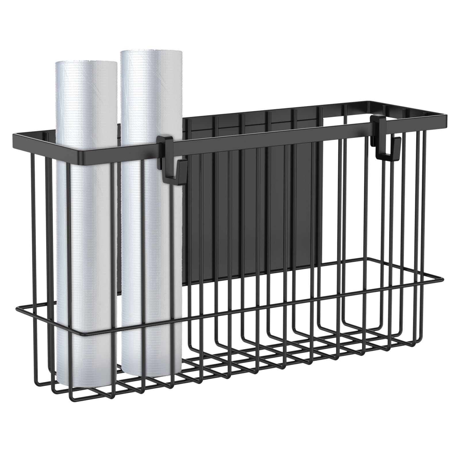 Magnetic File Holder Metal Storage Rack Open Design Large Capacity Side ...