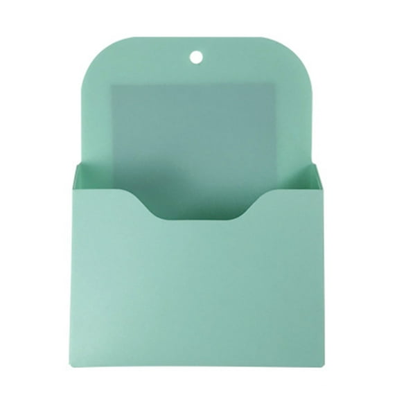 Magnetic File Holder Storage Box Solid Color Large Capacity Full Size Magnetic Pocket Wall Hanging File Organizer