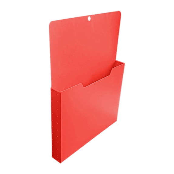 File Organizer Box for Paper Letters and Small Items Strong Storage Solution for Office Craft Red