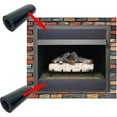 thumbnail image 1 of Magnetic Fireplace Cover - 36"x4" Insulating Draft Stopper (2PC), Blocks Chimney Drafts to Prevent Heat Loss & Save Energy Black, 1 of 5