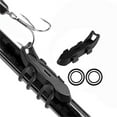 thumbnail image 1 of Magnetic Fishing Hook Holder with Rubber Rings for Secure Rod Attachment and Easy Baiting, 2.4 x 3.9 in, 1 of 2
