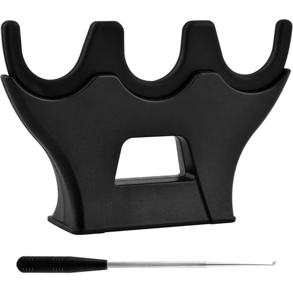 Magnetic Fishing Rod Holder for Car, Magnet Vehicle Rod Stand with 3 Slots, for Fly Fishing & Outdoor Storage, Truck Bed Wall Garage Door Summer Boat Accessories, include 1 Hook Remover
