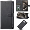 thumbnail image 1 of Magnetic Flip Wallet Leather Case For iPhone 15 Pro Max 14 Pro Max 14Plus 13 Pro Max 12 Pro Max 11 ProMax XSMAX XR XS 8 7 Plus SE2 Leather Phone Case, 1 of 8