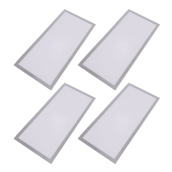 Magnetic Floor Register Vent Covers White Floor Vent Mesh Screen 5.5x12 Inches Floor Vent Covers Rectangle Magnet PVC Screen Net for Wall Ceiling Floor Vent Filter Catching Debris Hair
