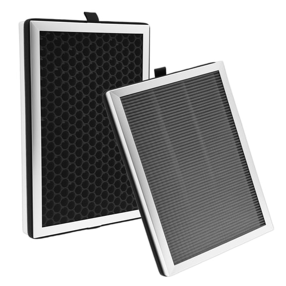Magnetic Floor Vent Covers 4x10 Inch Mesh Screen Filter PVC Air Register Trap 8 Pcs (2pcsblackpurifierfilter )