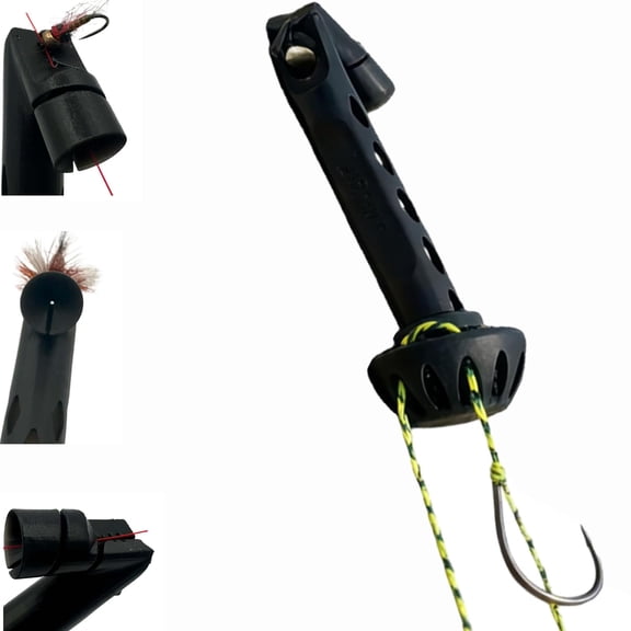 Magnetic Fly Threader, Magnetic Fly Roost, Fly Fishing Magnetic Fly Threader, Make Fly Tying Simpler, Works with Most Hooks, Tippets, and Fly Styles – Cold-Weather Friendly, Effortless Threading(1PC)