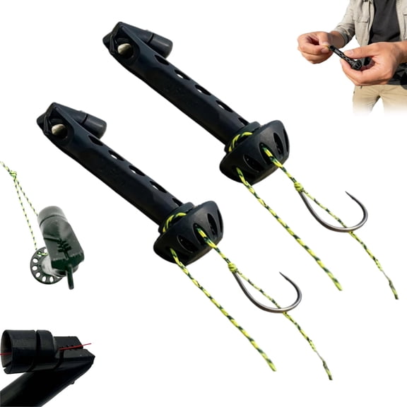 Magnetic Fly Threader, Universal Knot Helper Knot Assist for Threading Hooks, Fishing Accessory to Easily Rig Small Flies & Tippet on Water