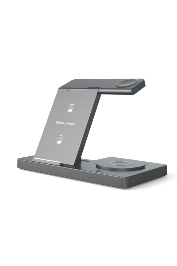 Magnetic Foldable 5 In 1 Charging Dock For Smartphones Wireless Smartwatches Featuring Torches And Overburden Prevention