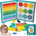thumbnail image 1 of Magnetic Fraction Demonstration Book,Magnetic Fraction Book,Magnetic Fraction Tiles,Learning Building Block Set (1pc), 1 of 7