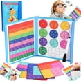 thumbnail image 1 of Magnetic Fraction Demonstration Book, Magnetic Fraction Tiles, Fractions Manipulatives, Score Disk Demonstrator Math Puzzle Learning Building Block Set (C), 1 of 9