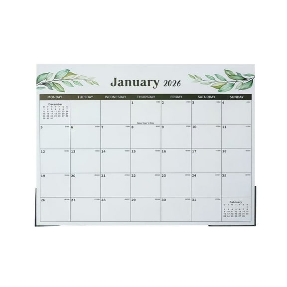 Magnetic Fridge Calendar 2026-2027 for Home and Office Organization, 18-Month Planning Tool with Holiday Highlights