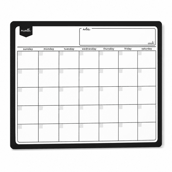 Magnetic Fridge Calendar Dry Erase Whiteboard Calendar for Refrigerator Monthly Fridge Calendar Kitchen Fridge Planner