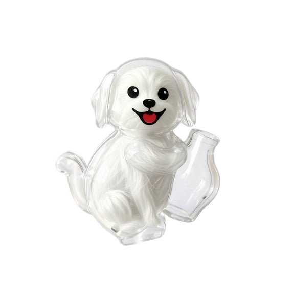 Magnetic Fridge Magnet Cute Transparent Dog Decorative Sticker Strong Suction for Kitchen Refrigerator Whiteboards Office Filing Cabinets Home Locker Decor Accessory Tool Set