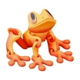 thumbnail image 1 of Magnetic Frog Toy, 3D Printed Magnet Frog, Realistic Jointed Jumping Frogs Model, Cute Movable Frog Decoration for Fridge and Metal Surfaces, 1 of 6