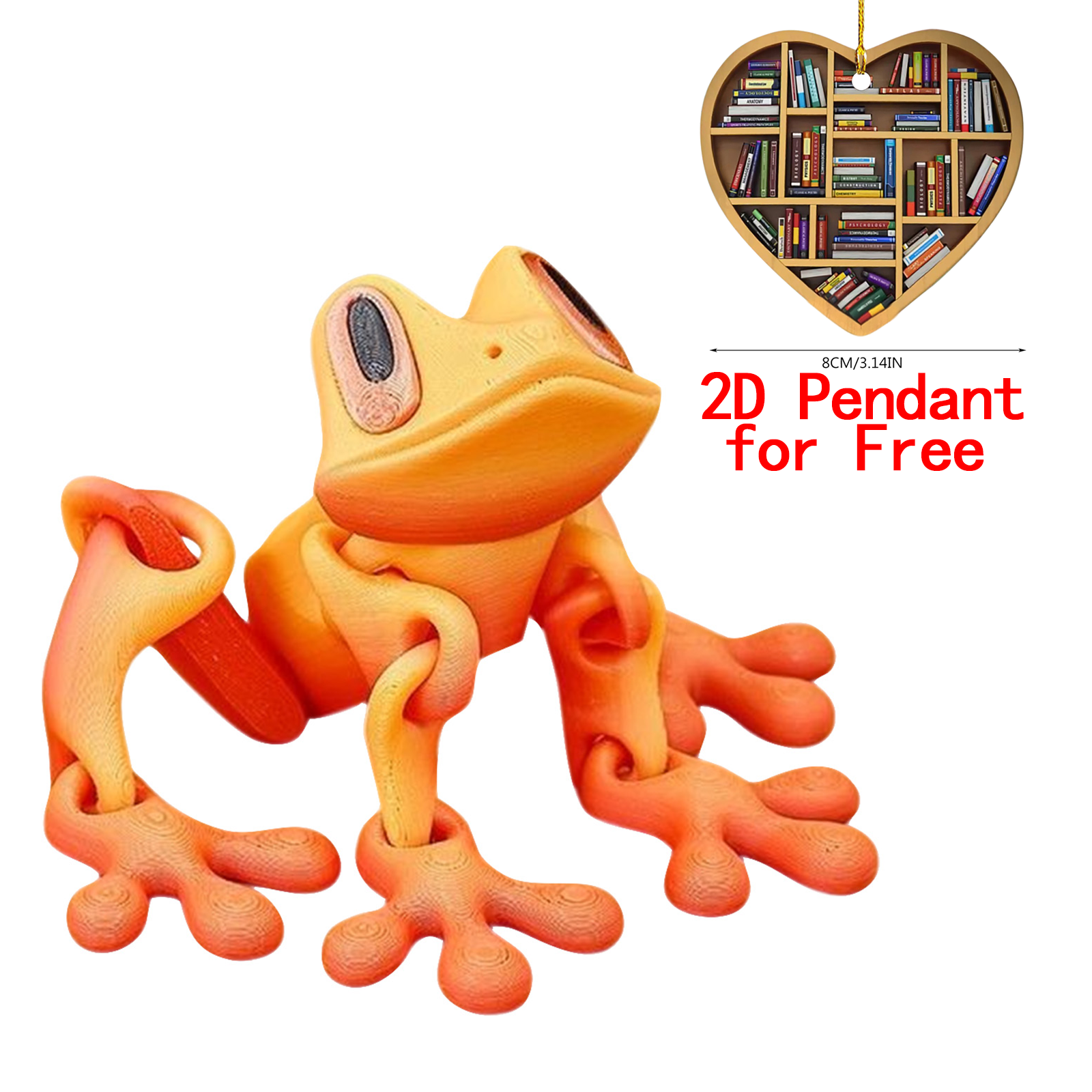 Magnetic Frog Toy,3D Printed Magnetic Frog,Realistic Jointed Jumping ...