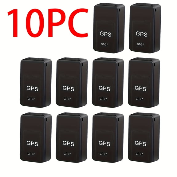 Magnetic GF07 Mini GPS Tracker for Vehicles, Real-Time Location Tracking via GSM/GPRS, Compact Car Monitor with Strong Magnet for Security & Fleet Management (No SIM)