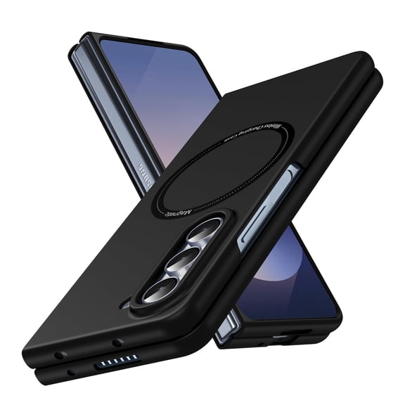 Magnetic Galaxy Z Fold 6 Case – Slim Fit Rugged Shockproof Hard PC Cover, Drop Protection for Samsung Z Fold 6 5G
