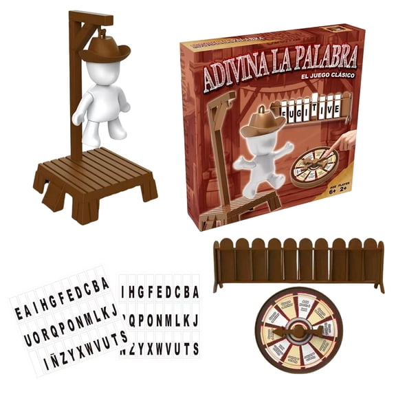 Magnetic Gallows Game English Word Hangman Board Game