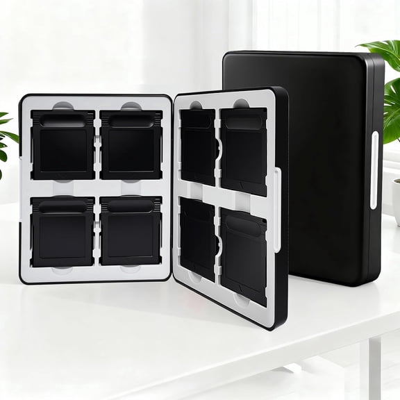 Magnetic Game Case Holder Case for Gameboy Game, Holder for GB Cartridges, Accessories for Gameboy Holds 8 Games Cards