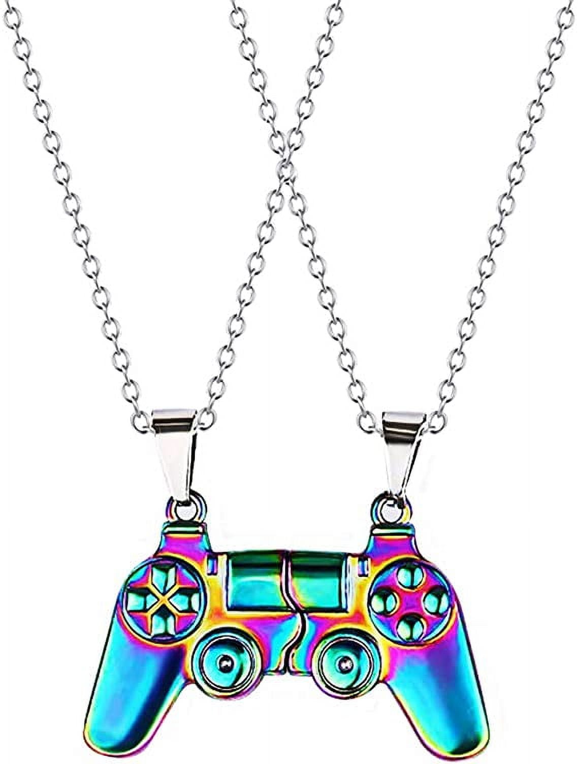 Game Controller Necklace for Couples, Matching Necklace for