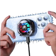 Magnetic Gaming Phone Cooler Cryo Cooling Turbo RGB Portable Radiator Fan with Clip, Built-in Strong Magnet, for iPhone & Android, Ideal for Gaming, Vlogging, and Live Streaming   MagSafe Compatible