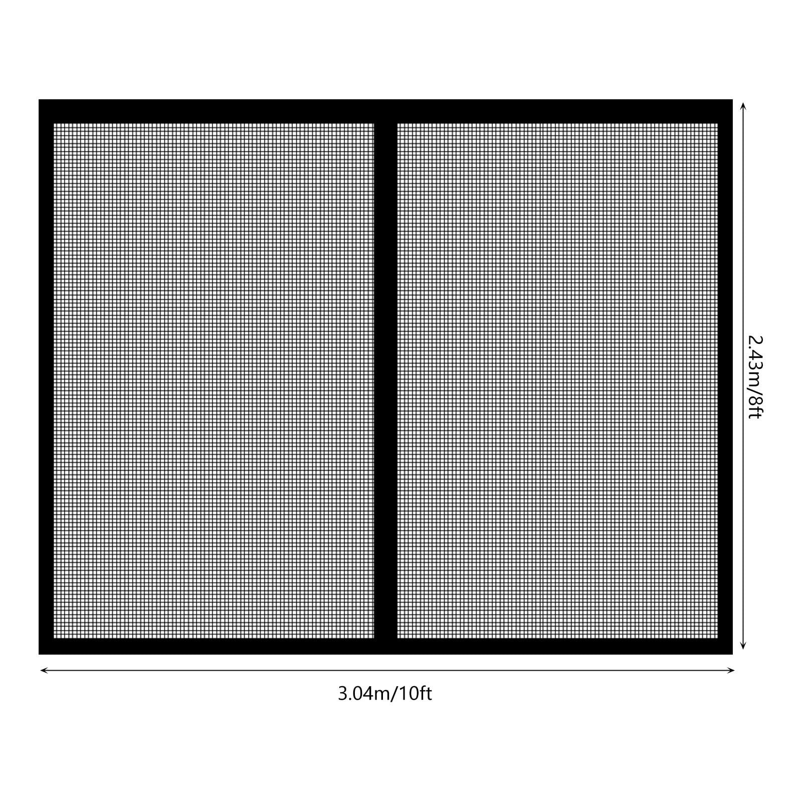 Garage Door Screen Insect Bug Mesh HeavyDuty Garage Net For