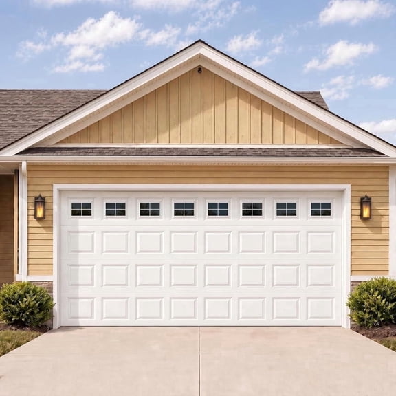32 Pack Magnetic Garage Door Window Panels Faux Mirror Window Kit for 2 Car Garage Door, 10 Min Tool-Free Install, Strong Magnet, Instantly Boost Curb Appeal, Looks Like Real Windows (64 in)
