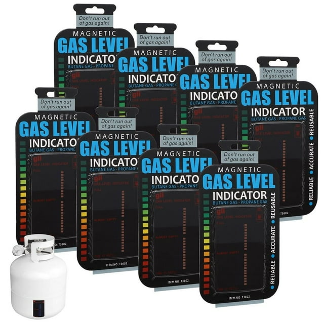 Gas Level Indicator, 8 PCS Reusable Propane Fuel Level
