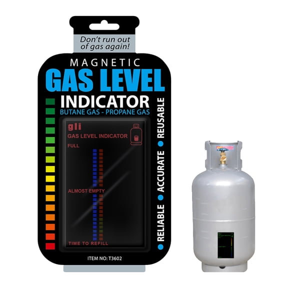 Magnetic Gas Level Indicator, Practical Propane Butane LPG Fuel Gas Bottle Gauge Tank Level Indicator - 1 PACK