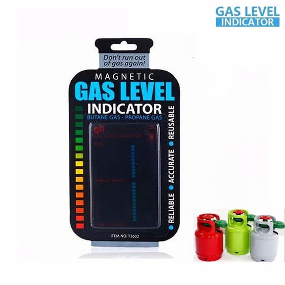Magnetic Gauge Propane Butane LPG Fuel Gas Tank Bottle Level Indicator,1 Pack