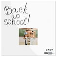 thumbnail image 1 of Magnetic Glass Board White, 17.72" x 17.72" With 1 Pen & 4 Magnetic Pins, 1 of 5