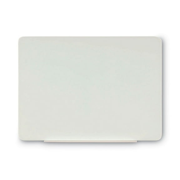 MasterVision GL080101 Lago 48 in. x 36 in. Magnetic Glass Dry Erase Board - Opaque White
