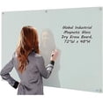 thumbnail image 1 of Magnetic Glass Whiteboard - 72 x 48 in. - White, 1 of 1