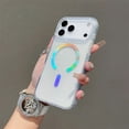 thumbnail image 1 of Magnetic Glitter Case For iPhone 17 Pro Max, Compatible with MagSafe, Sparkle Bling Luxury Shiny Clear Slim Protective Shockproof Phone Cover for Women Girls For iPhone 17 Pro Max, A, 1 of 13