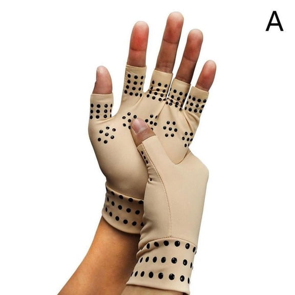 Magnetic Gloves Arthritis Therapy Support Pressure Heal AU Relief Pain X9L6