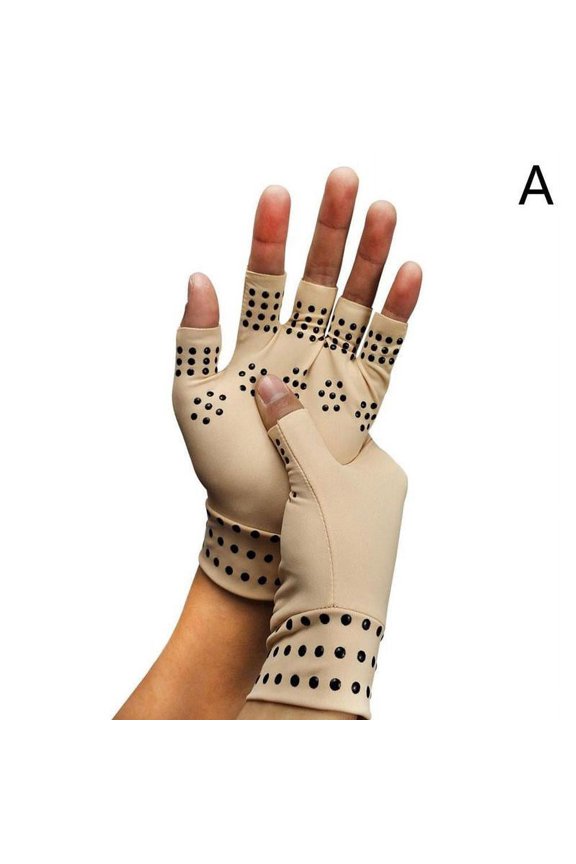 Magnetic Gloves Arthritis Therapy Support Pressure Heal AU Relief Pain X9L6