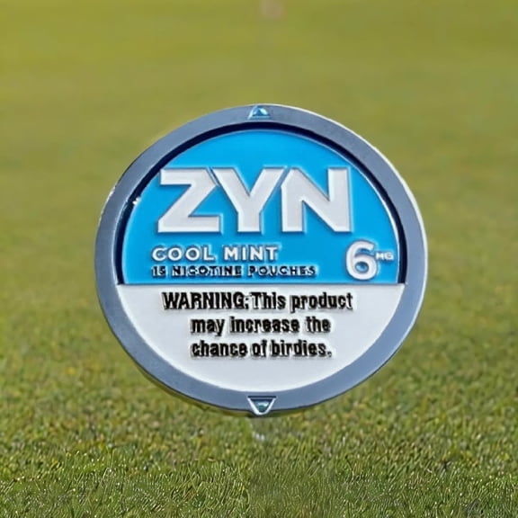 Magnetic Golf Ball Marker Set – Coolmint 1.5” Coin Style Iron Markers (Flavor Collection Inspired by Zyn)
