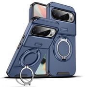 Magnetic for Google Pixel 10 /10 Pro Case [Compatible with MagSafe] [360  Rotatable Ring Holder Kickstand] [Military Grade Protection] Shockproof Slim Phone Case for Google Pixel 10 /10 Pro,Blue