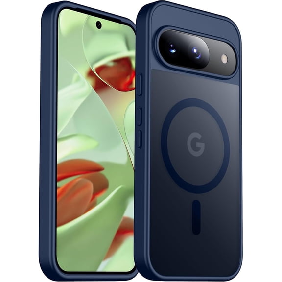 Magnetic for Google Pixel 10/Pixel 10 Pro Case,Silky Matte Translucent MagSafe Wireless Charging Phone Cover, 1.5mm Raised Camera & Screen Lips Shockproof Protective Hybrid Hard Shell