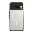 thumbnail image 1 of Magnetic for Google Pixel 8 Pro Case Compatible with MagSafe, Military Grade Protection Slim Translucent Matte Back Silicone Bumper Shockproof Phone Case for Google Pixel 8 Pro, Clear, 1 of 7