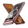 thumbnail image 1 of Magnetic for Google Pixel 9 / 9 Pro Case, [Fit for MagSafe] [Never Yellowing] [Military Grade Rugged Durable Protection] Back Slim Clear Wireless Charging Shockproof Premium Phone Case,Pink, 1 of 7