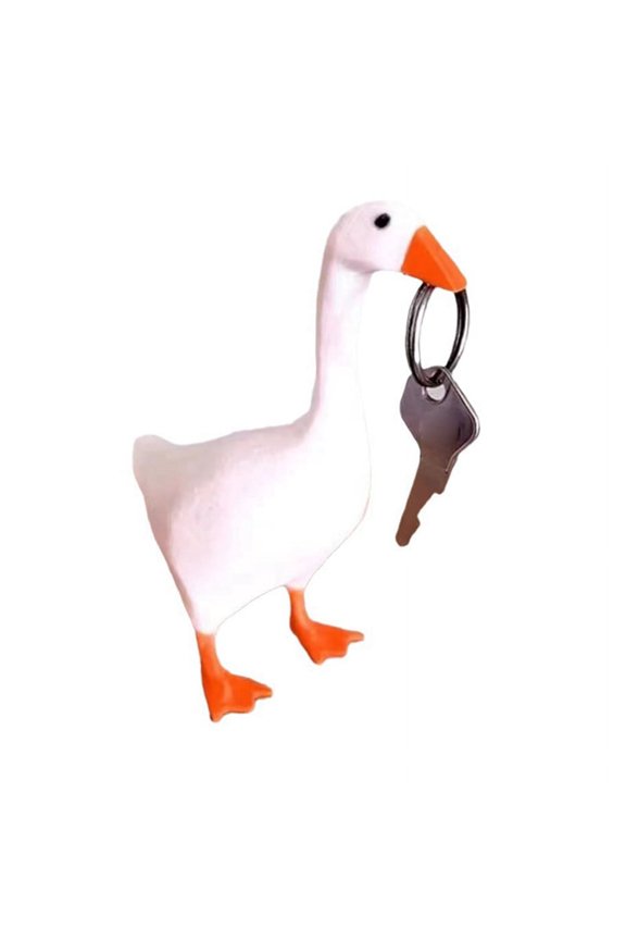 Magnetic Goose Duck Key Holder, Room Decorations Cute Figurines Ornament Merch Animal Statues for Home Decor