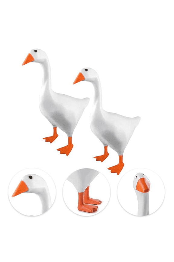 Magnetic Goose Key Holder Cute Home Decor Kawaii Room Office Table Desk Decor Aesthetic Funny Sculpture Bedroom Decor