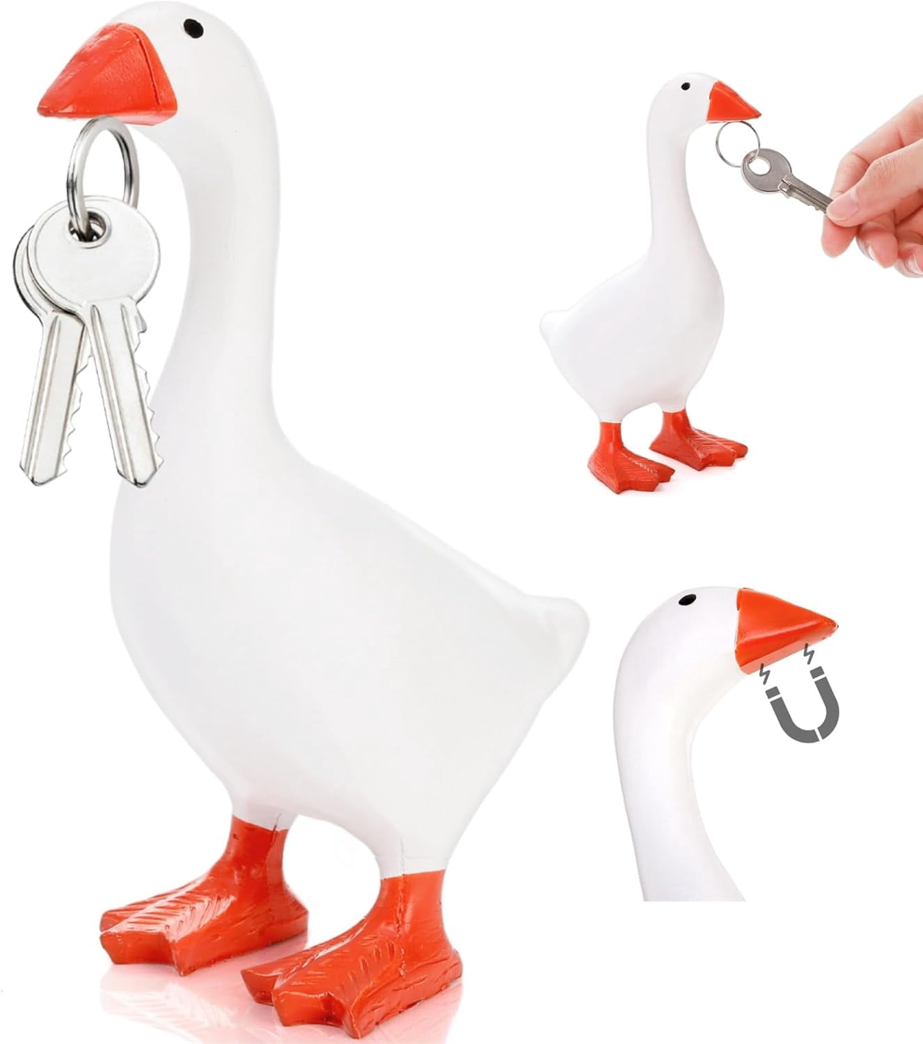Magnetic Goose Key Holder With Magnetic Beak Used for key storage,Funny ...