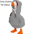 thumbnail image 1 of Magnetic Goose Statue with Interchangeable clothes Outfits - Tabletop Decor Accessory for Porch Display Key Holder Novelty Gift(Gray), 1 of 4