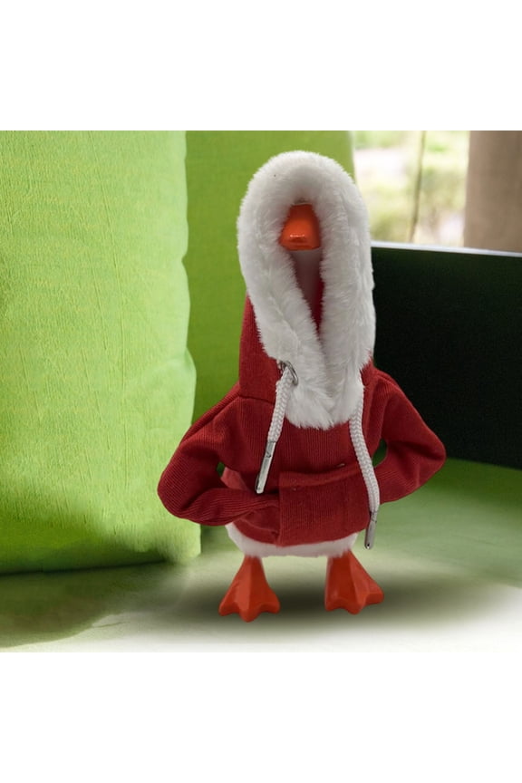 Desk Goose Outfits 7in, Whimsical Tabletop Decor for Home and Office, Unique Goose Outfit Accessory for Porch & Table Setting