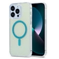 thumbnail image 1 of Magnetic Gradient Translucent Case for iPhone 13, [Compatible with Magsafe] Sparkly Slim Shockproof TPU Edge Fashion Protective Phone Cover, for Women and Girls - Blue, 1 of 5