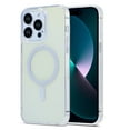 thumbnail image 1 of Magnetic Gradient Translucent Case for iPhone 13 Pro Max, [Compatible with Magsafe] Sparkly Slim Shockproof TPU Edge Fashion Protective Phone Cover, for Women and Girls - Clear, 1 of 5