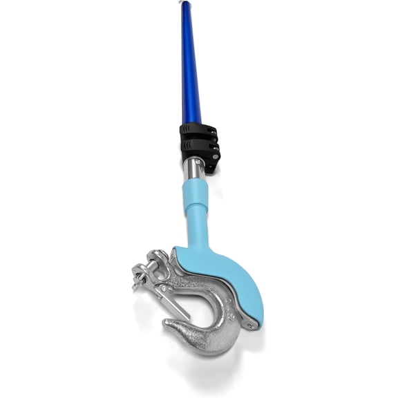 Magnetic Grip for Boat Retrieval Trailer Hook with Double Sided Heavy-Duty Aluminum Telescopic Extension Pole with Pro Flip Locks