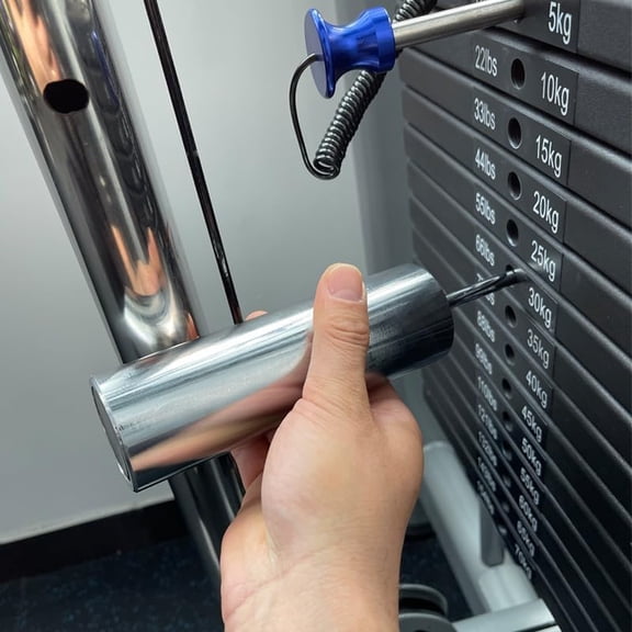 Magnetic Gym Stacked Weight Pin Cable Machine Weight Plate Extender (Length 80mm/3.15inch Diameter 10mm/0.39inch)$$Sport & Recreation Other